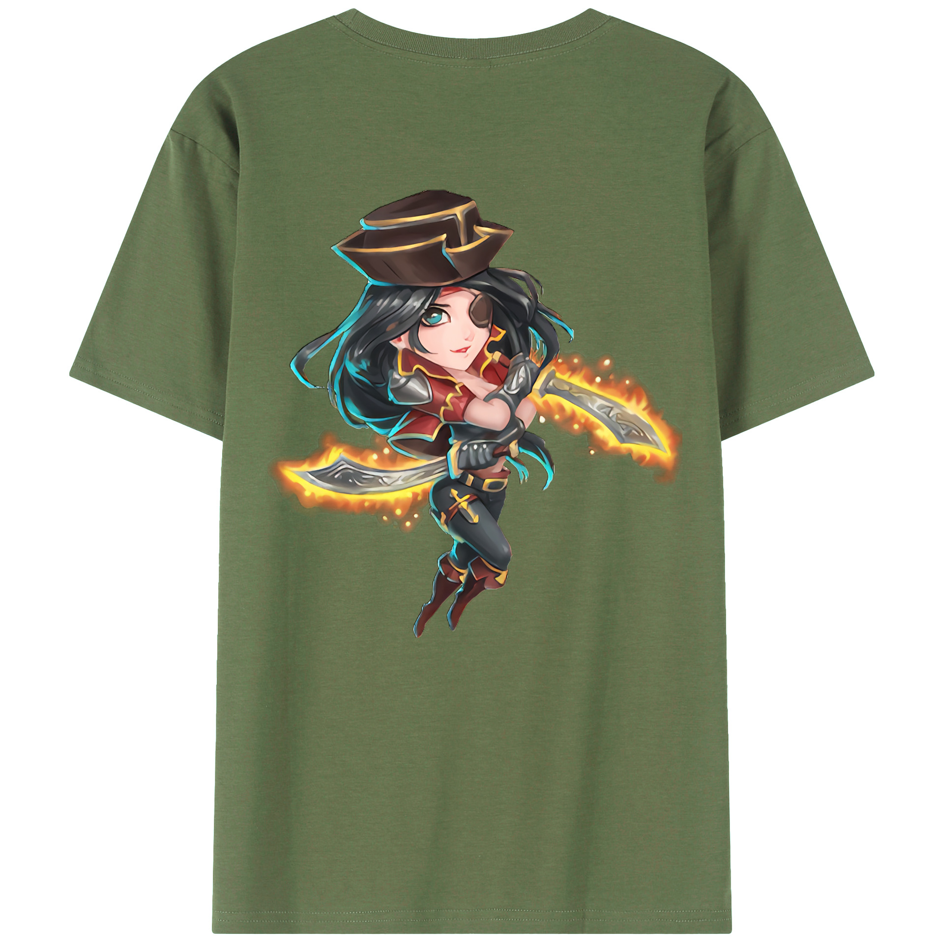 （画像用） リーグ・オブ・レジェンド League of Legends LOL 綿100％ メンズ半袖Tシャツ（バックプリント） 通気性